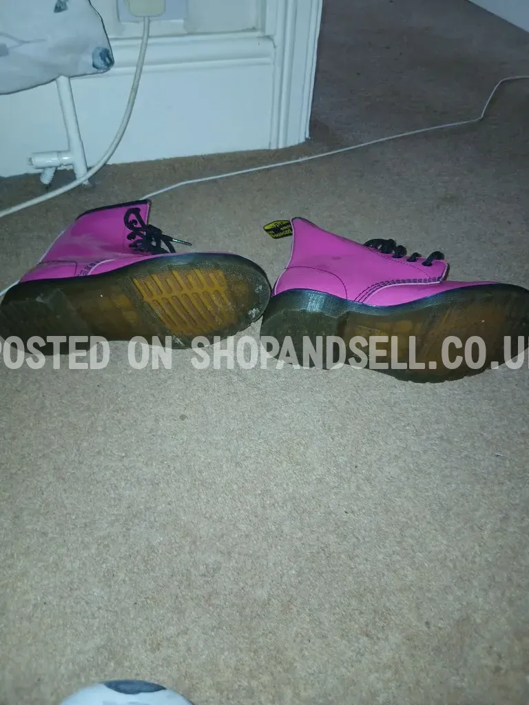 Hot pink Dr Martens
