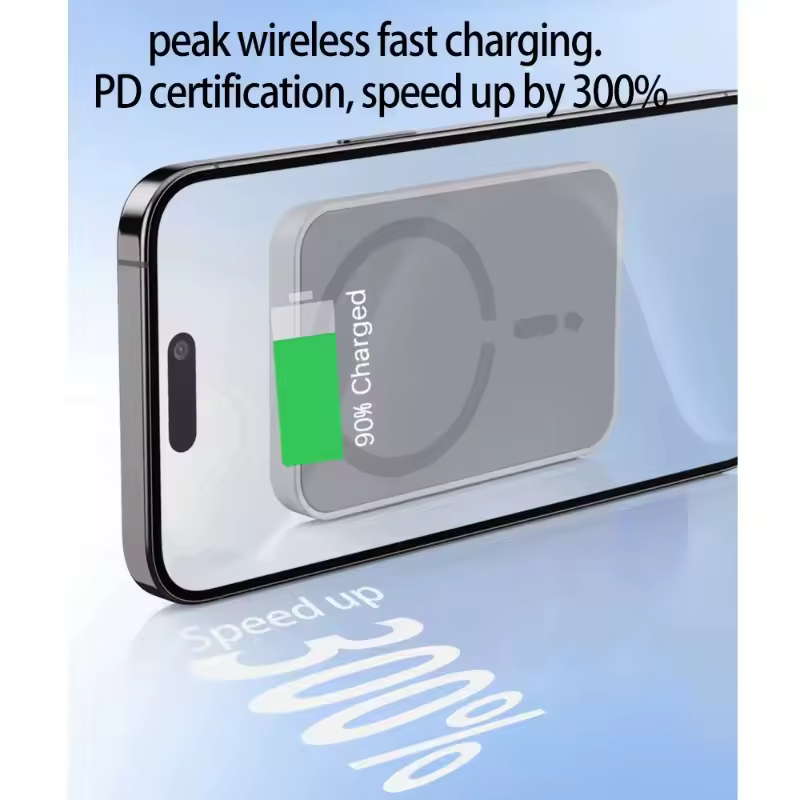 100W Magnetic Wireless Car Charger Air Outlet Phone Holder for iPhone