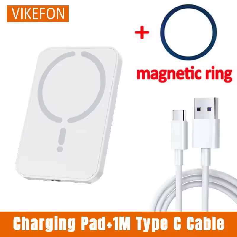 100W Magnetic Wireless Car Charger Air Outlet Phone Holder for iPhone