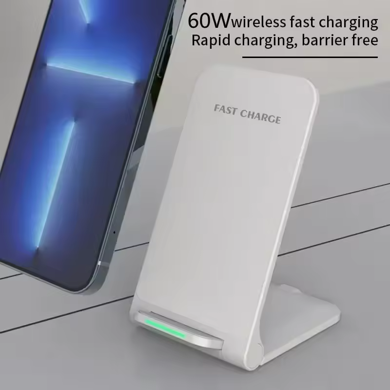65W Wireless Charger Station Earphone Phone Fast Charging Charger Holder