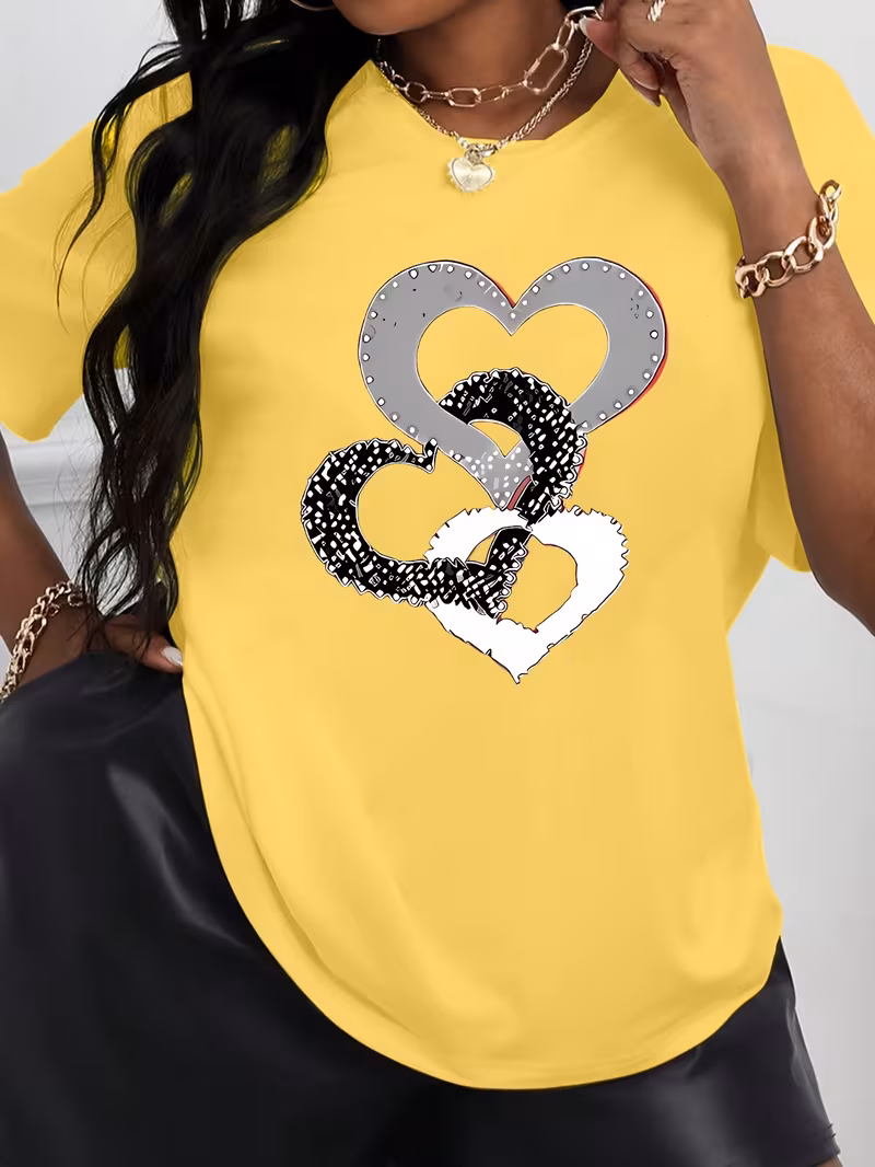 Women's Round Neck Short Sleeve Blouse