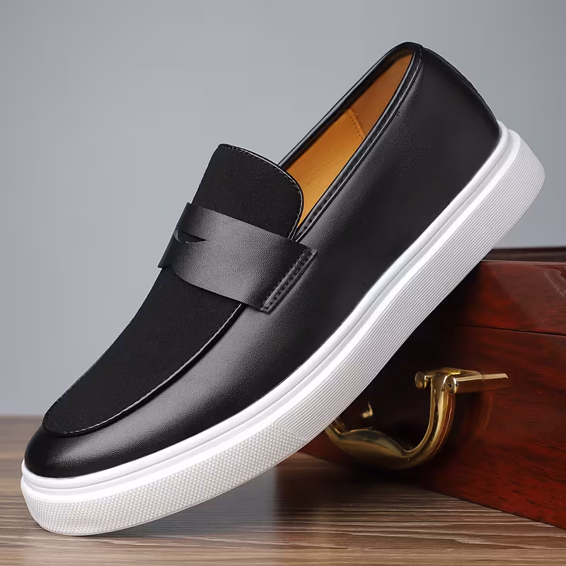 Men's Preppy Casual Slip-On Sneakers