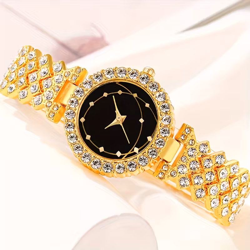 6-Piece Elegant Women's Quartz Wrist Watch Set