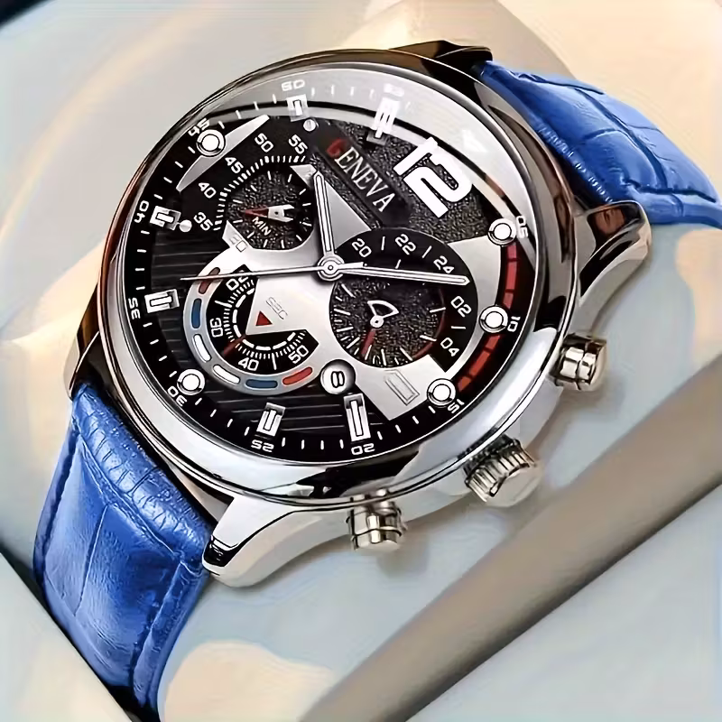 A Stylish Casual Round Quartz Watch