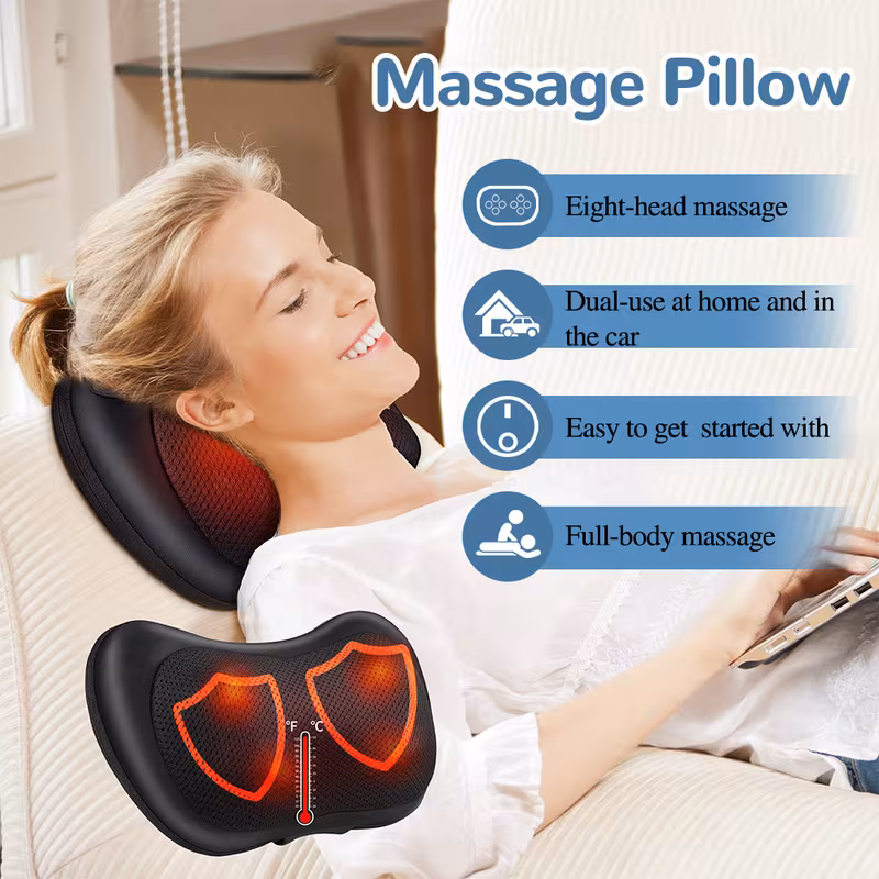 Back massager with heart