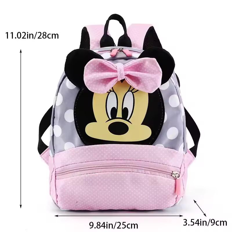 Disney New Backpack 2025 Minnie Schoolbag For Kids 