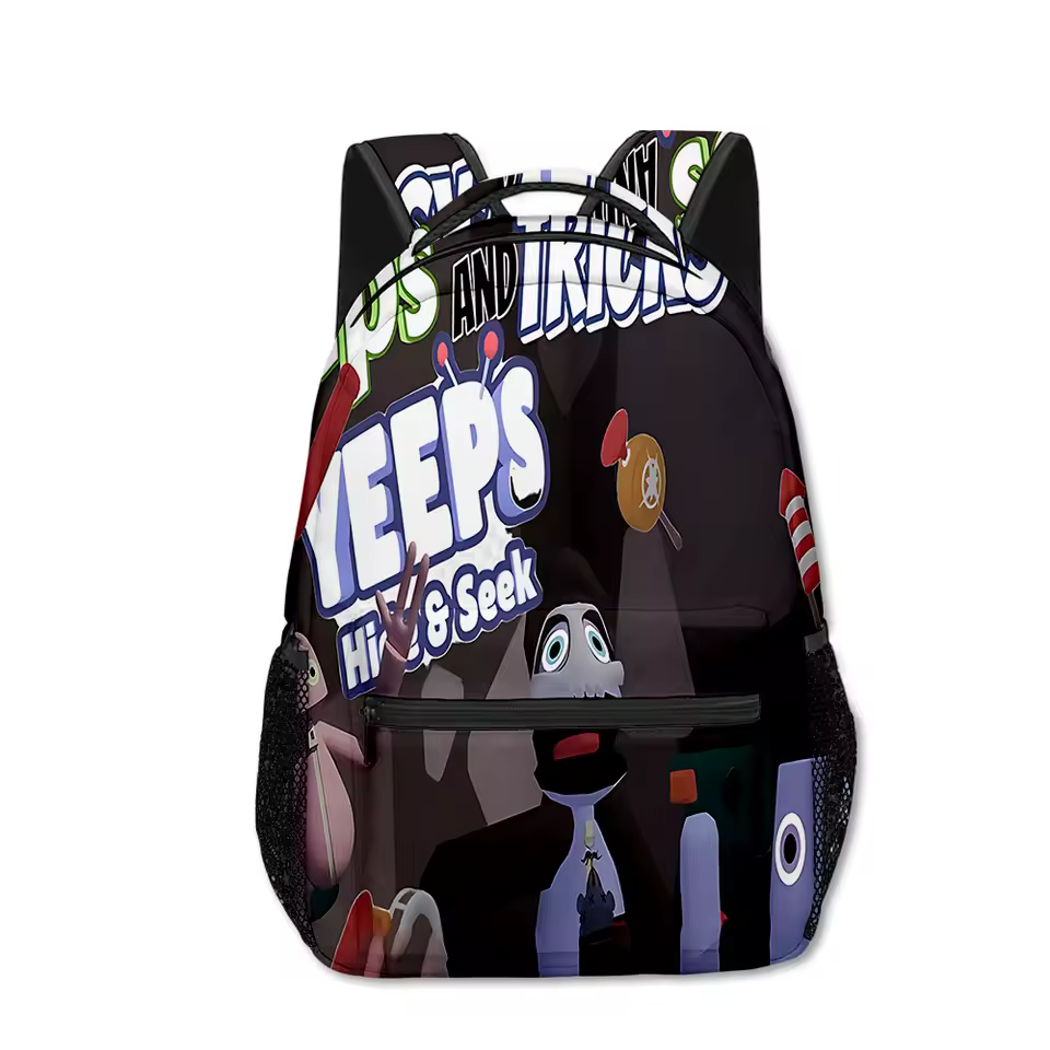 Cartoon Popular Yeeps Hide and Seek student Bookbag 