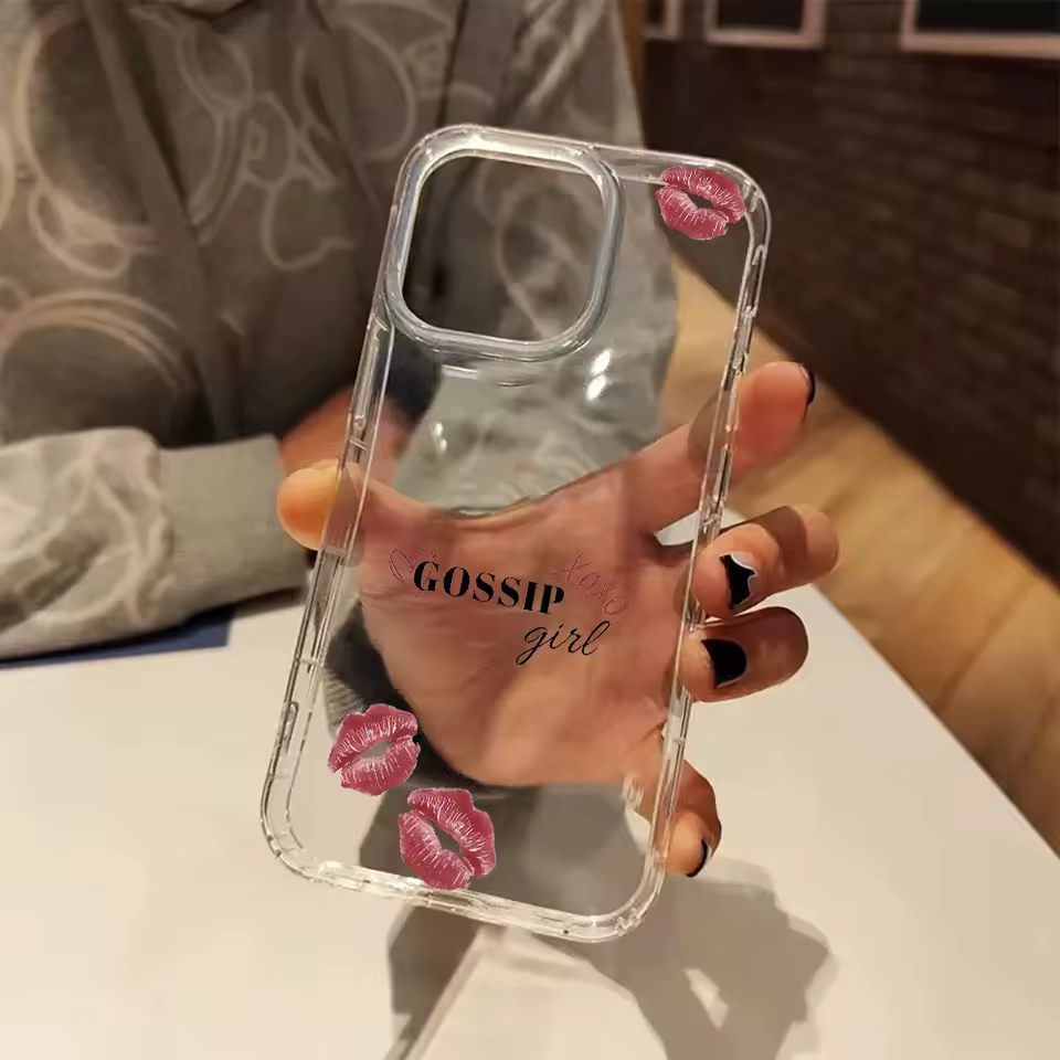 Aesthetic Winter-Themed Transparent Phone Case for Iphone