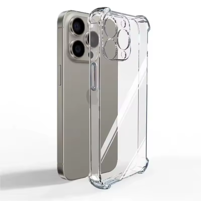 Luxury Shockproof Silicone Clear Phone Case For iPhone