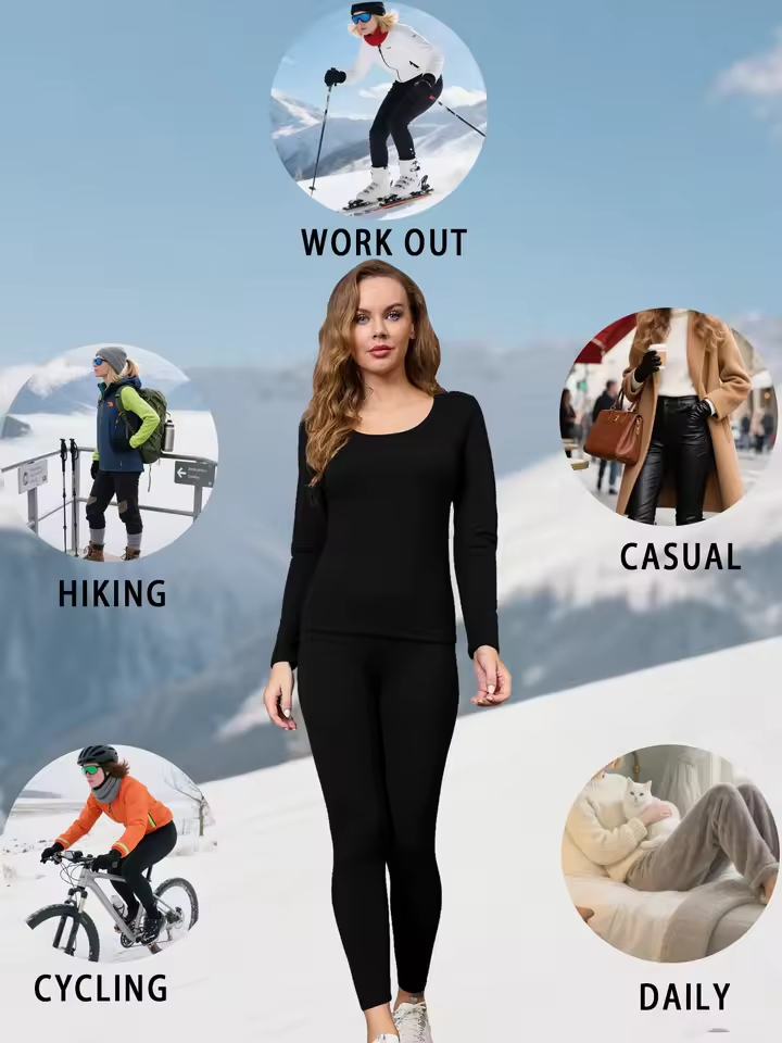 Women's Super Soft Thermal Fleece Underwear 