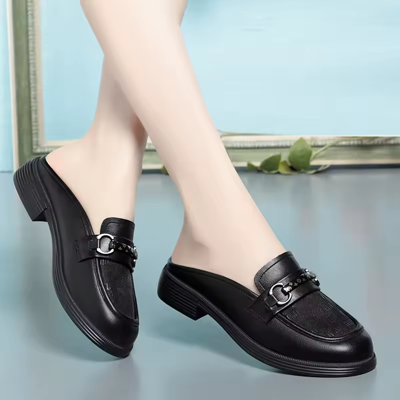 Woman Cover Toe Soft Sole Luxury Flat shoe