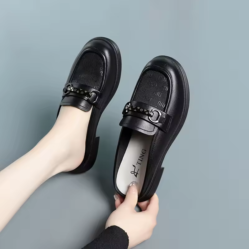 Woman Cover Toe Soft Sole Luxury Flat shoe