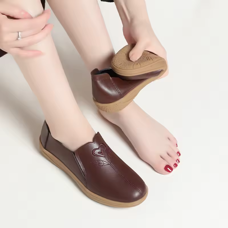 New Woman Flats Soft Leather