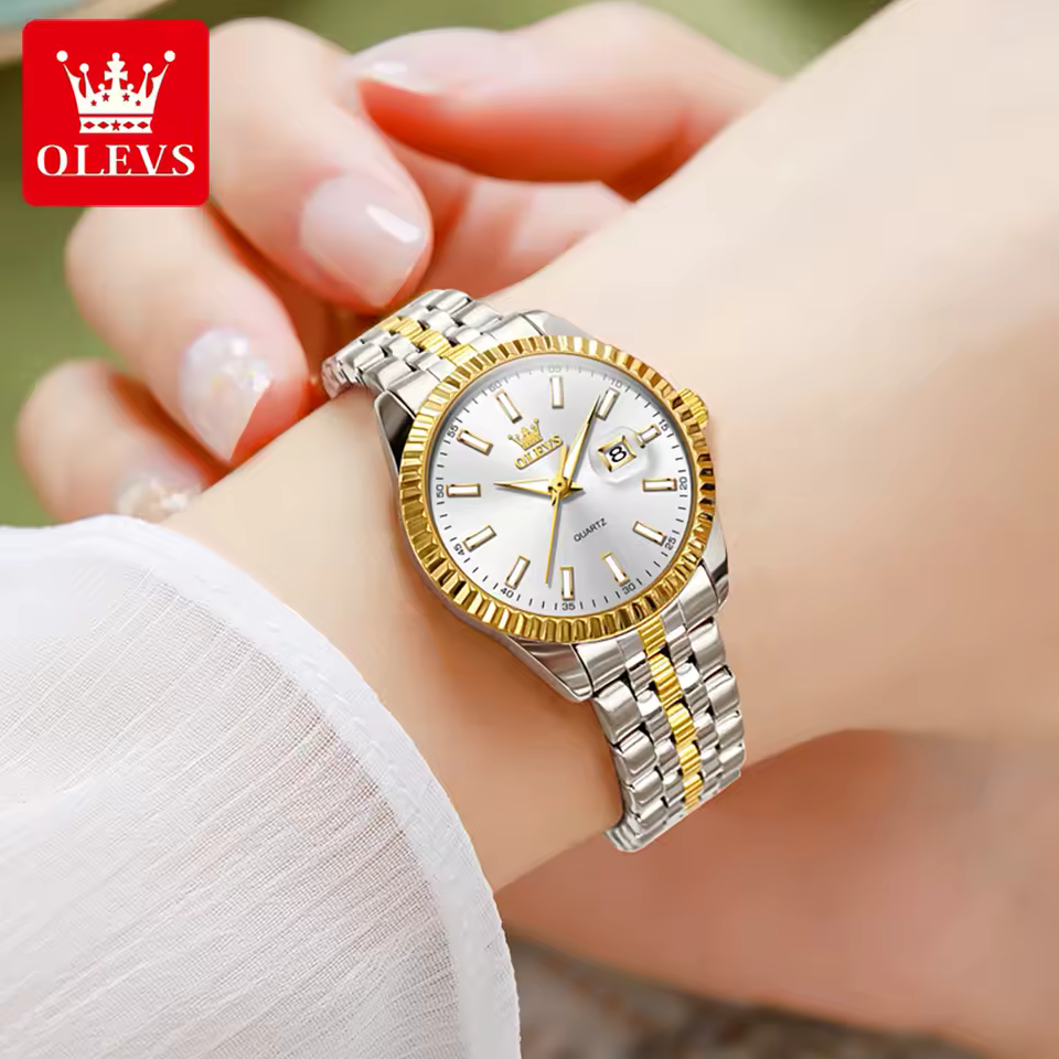 Woman Watch Stainless Steel Waterproof 
