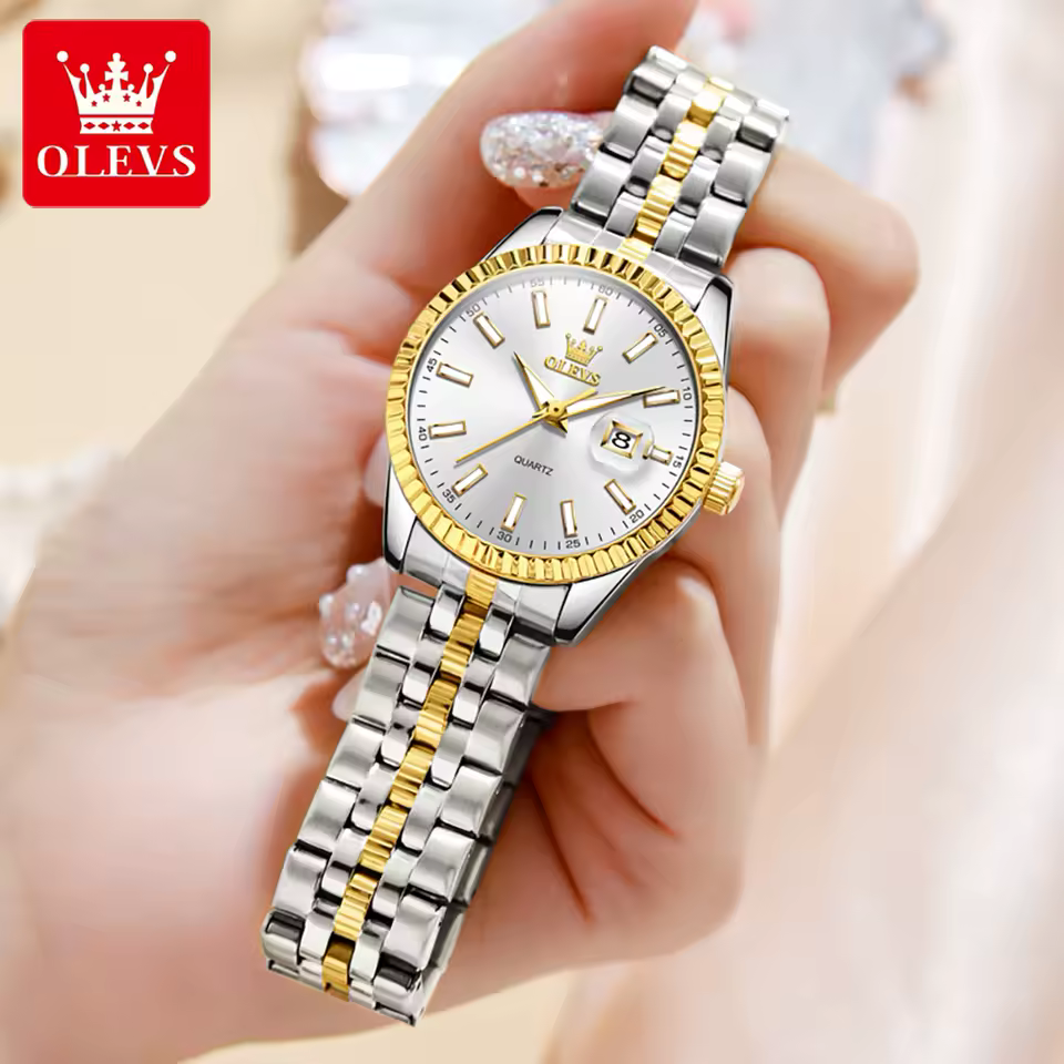 Woman Watch Stainless Steel Waterproof 