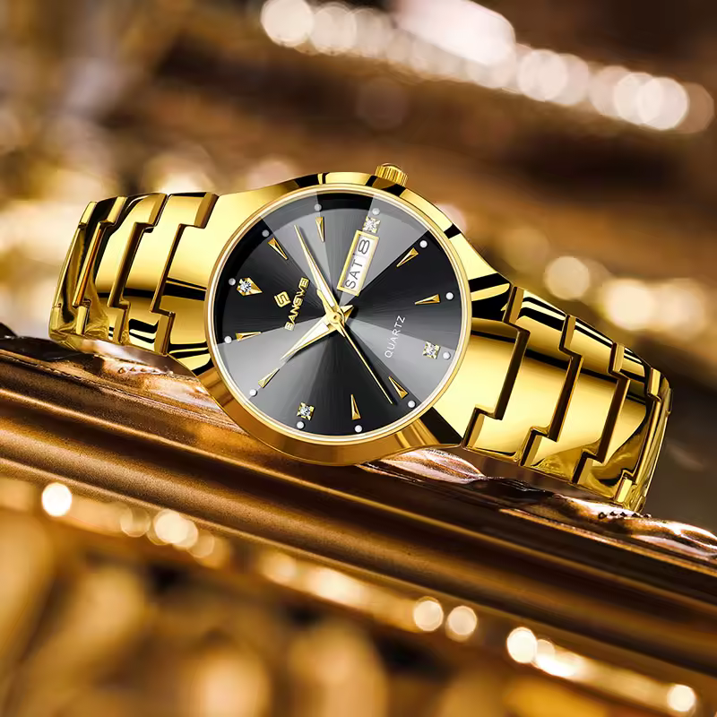 New Ladies luminous Watch Fashion Simple Waterproof 