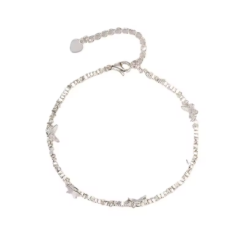 Sterling Silver Butterfly Bracelet for Girl 