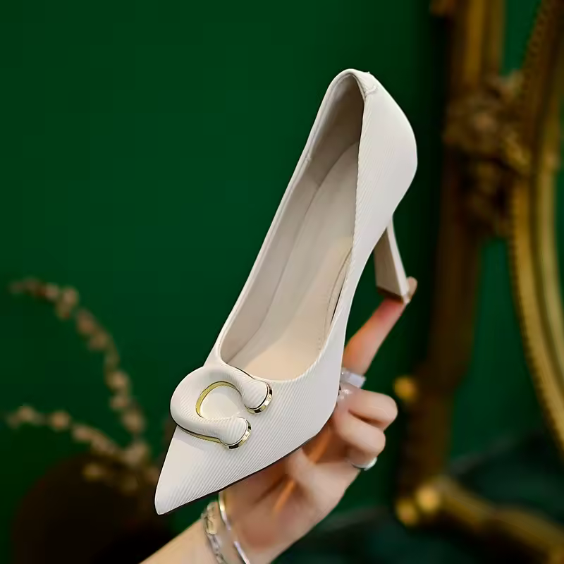 Women's Fashion Thin Heel Shoes 