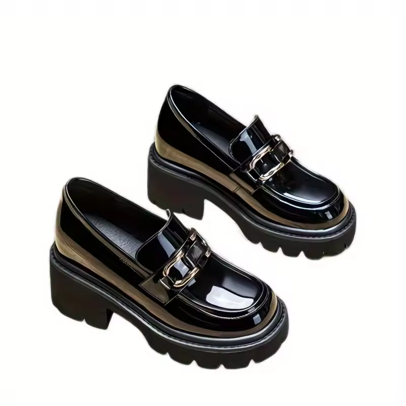  Women's Thick Sole High Heel Metal