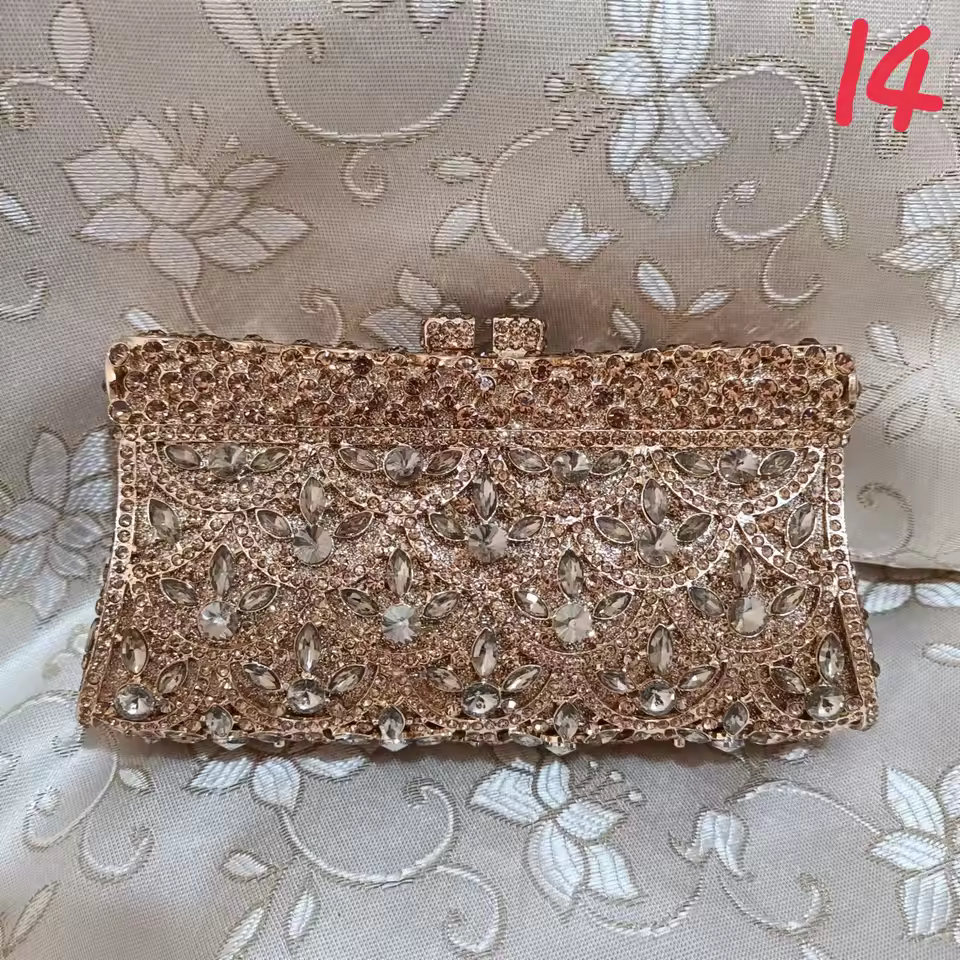 Women Rhinestones Clutch Purse