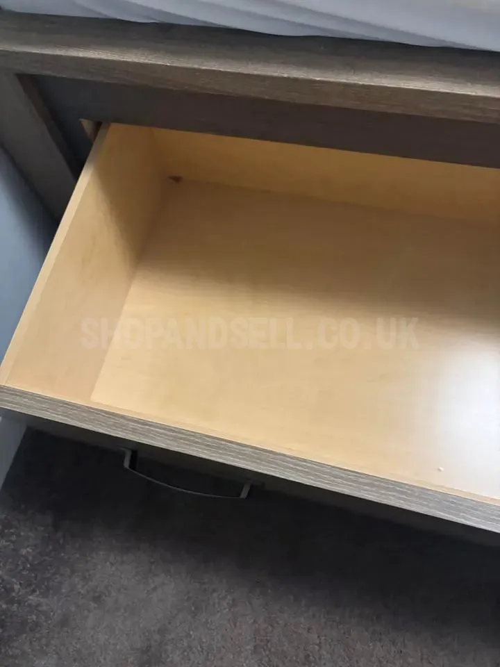 2 Twin size beds with drawers with night stand