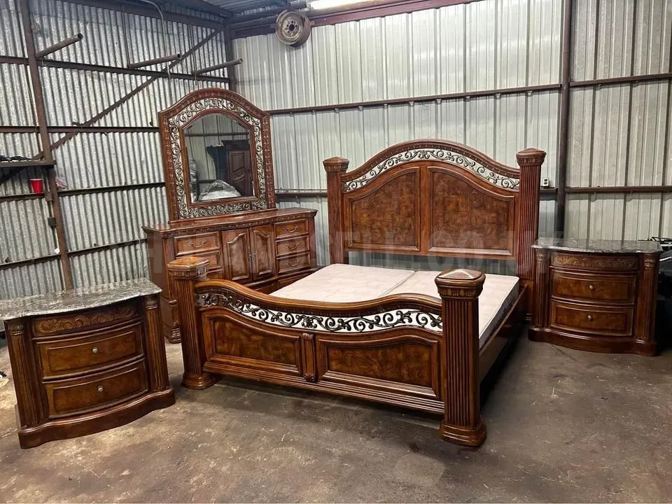 Full Wooden Bedroom set with mattress