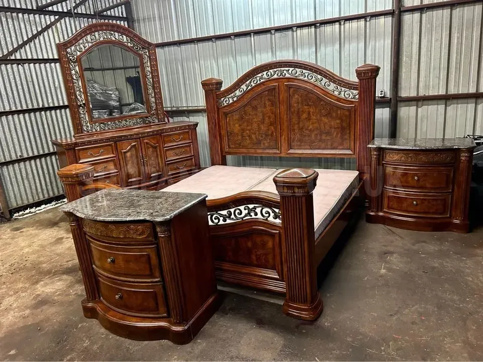 Full Wooden Bedroom set with mattress