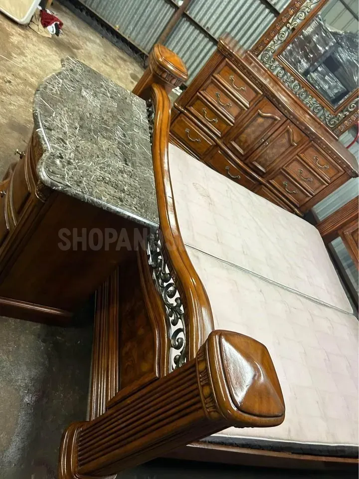 Full Wooden Bedroom set with mattress