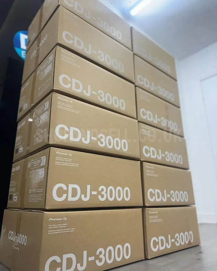 Pioneer DJ CDJ-3000, AlphaTheta CDJ-3000X, Technics SL-1210MK7, Pionee